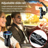 Phone Mount for Car, Rearview Mirror Holder, Rotatable and Retractable for iPhone and Android Smartphones