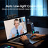 SAYLAS 2K Webcam, FHD Streaming Camera with Autofocus, Dual Noise-Cancelling Microphones, Privacy Cover, for