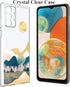 Unov Case for Samsung Galaxy A23 5G, Clear Soft TPU Shock Absorption Slim Embossed Pattern Back Cover (6.5 inches)