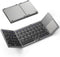 KUNSI Foldable Bluetooth Keyboard with Touchpad, Ultra Slim Portable Wireless Keyboard with Rechargeable
