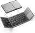 KUNSI Foldable Bluetooth Keyboard with Touchpad, Ultra Slim Portable Wireless Keyboard with Rechargeable