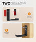 Foldable Wall Hooks Headphone Stand Hanger, Durable Aluminum for Universal Gaming Headsets