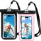 JOTO IPX8 Waterproof Phone Pouch Case, Underwater Dry Bag for iPhone 15 14 13 12 11 Pro Max, 2 Pack