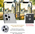 2 Pack Camera Lens Protector for iPhone 13 Pro/Max, Aluminum Alloy Metal & 9H Tempered Glass