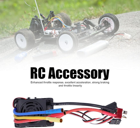 60A 1/10 Alomejor RC ESC, Brushless Electronic Speed Controller ESC for Remote Control Car