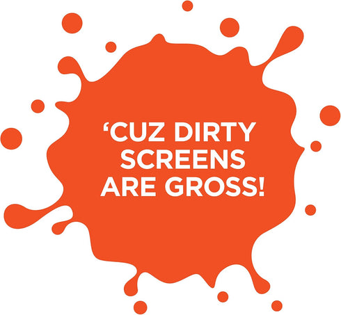WHOOSH! Screen Cleaner Spray and Wipe - 1 fl oz + Microfiber Cloth - Travel Size Electronic Cleaner Kit for Car,