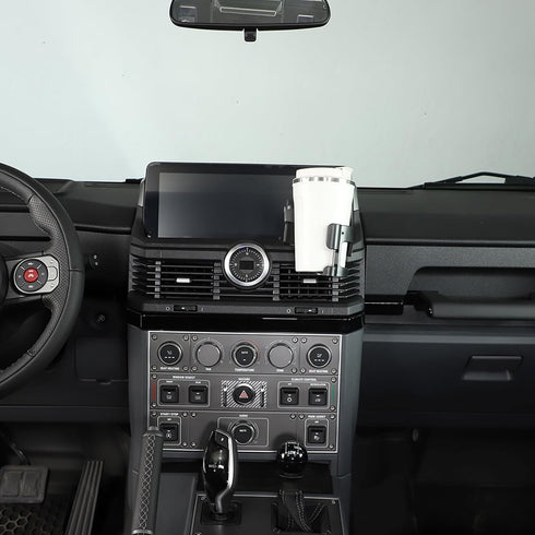 Car Multi-Function Drink Cup Phone Holder, 2 in 1 Bracket Organizer for Ineos Grenadier 2020-2024