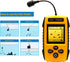 Handheld Fish Finder Portable Fishing Kayak Fish Depth Finder with Sonar Transducer and LCD Display