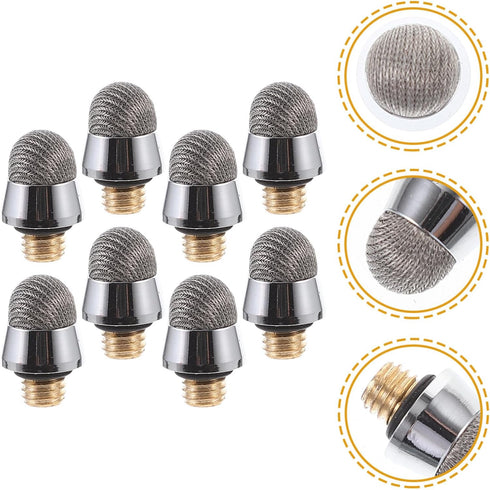 Stylus Replacement Tips - 8Pcs High-Precision Fiber Tips for Touch Screen Tablet Mobile Phone Pen