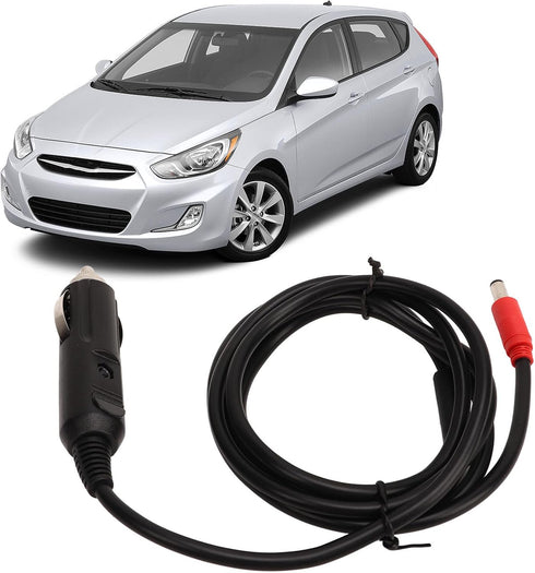 Cigarette Lighter Adapter Cable Power Supply Charger Cord for Autel Maxisys MS906 Series, Safe for Commercial Vehicles