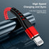 Essri Phone Charger Cord 1FT 2Pack, USB to Lighting Cable 1 Feet, Nylon Braided Long Charging Cable for iPhone 14/13