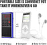 Leting Portable Radio with MP3 Speaker, FM Radio, Supports TF Card/USB/Music Recording, Rechargeable Battery Powered