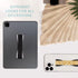 LOVEHANDLE Tablet/XL Grip for Most Tablets and Large Smartphones - Black Elastic Strap with Grey Base (LHT-01-Grey)