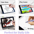 LUNTAK Stylus Pen for iPad, 2 Pcs Universal for Apple/iPhone/iPad Pro/Mini/Air/Android/Microsoft with 4 Tips (Purple &