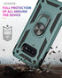 S10e Phone Case Military Grade Heavy Duty Armor, Dual Layer Rugged Shell, Shockproof Protection for Galaxy S10e, Green