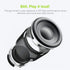 EWA A106 Wireless Mini Bluetooth Speaker with Custom Bass Radiator, Portable for Home, Outdoors (Silver)
