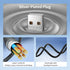 USB-A to Mini 8Pin USB 2.0 Fast Charging Cable, 3 Feet with Silver-Plated Plugs and Anti-Jamming Ferrite Ring