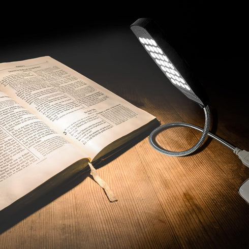 5V 28 Pilipane USB Reading Lamp, Flexible Gooseneck Mini USB LED Portable Reading Light Computer Lamp with Switch