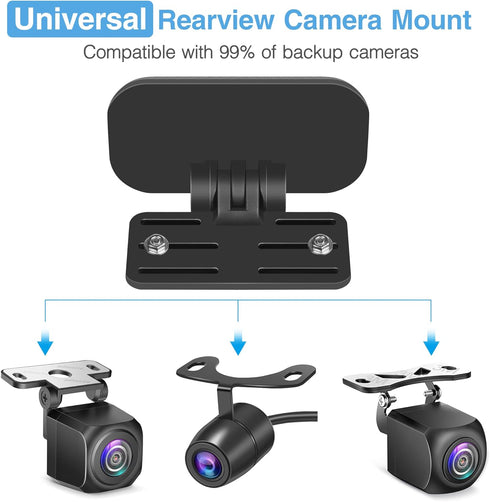 Dash Cam Rear Camera Mount, Universal Rear View Camera Rear Window Mount, Easy to Install, 2 PCS