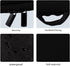 Keyboard Sleeve Travel Case - Soft Neoprene Bag for Logitech MX Keys/MX Keys S, Zipper Mouse and Cable Storage (Black)