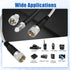 18ft, RG8X PL-259 PL259 Ullnosoo CB Coax Cable CB Radio Antenna Cable Coaxial Cable with Male to FME Female/ Male