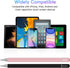 Stylus for iPad (2 Pcs) - Magnetic Disc Universal Stylus for All Capacitive Touch Screens - Black/Rose Gold