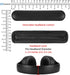 Geekria Protein Leather Headband Pad Compatible with Bose Beats JBL ATH Hyperx Skullcandy, Headphones Replacement Band, Headset Head Cushion Cover Repair Part (Black)