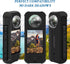 Insta 360 X3 Camera Protective Accessories Kit with Silicone Cover, Screen Protectors, Case, Lens Guard