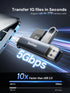 Dockteck SD Card Reader, 5G Super Speed USB3.0 SD/TF Card Reader, 3-Slot USB A/C to SD/Micro SD/USB A Memory Card Reader for UHS-I SD/Micro SD/SDHC/SDXC/MMC, Support OTG for Plug&Play by dockteck