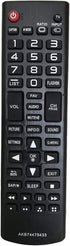 Replacement Remote Controller for LG LED TV Models: 43LF5400, 55LB5550-UC, 60LF6000, 32LB550B, 49LF5400
