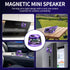 ZNCRSISTY G200 3D 7H Magnetic Bluetooth Speaker - Portable Mini Speakers with RGB Light, Multifunctional Speaker