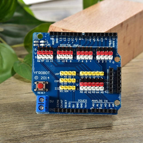 Comimark 2Pcs V5 Sensor Shield Expansion Board for Arduino UNO R3 V5.0 Electric Module