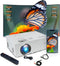 WTONISY Mini Projector, 720P Native Home Video Projector, 1080P Supported Film Projector with HDMI VGA AV USB Port