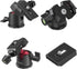 SmallRig Mini Ball Head, Tripod Head Camera 360° Panoramic with 1/4" Screw, 3/8" Thread Mount, Max Load 4.4lbs