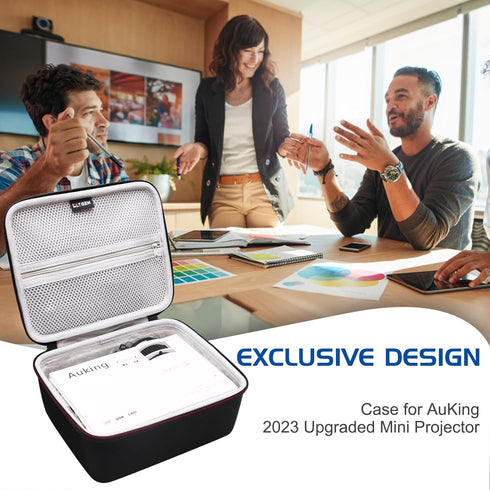 LTGEM Hard Travel Protective Carrying Case for AuKing ?M8-F Mini Projector (Case Only)