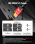 8K 2.1 15FT 2-Pack, Cord-4K@120Hz 8K@60Hz, 2.2 2.3, 10 Highwings HDMI Cable Ultra High Speed HDMI Cable Braided DTS:X