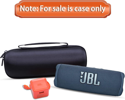 LTGEM EVA Hard Carrying Case for JBL FLIP 6 FLIP 5 Waterproof Portable Bluetooth Speaker - Blue