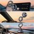 PoseStar London 360 Vacuum Magnetic Car Phone Holder - Foldable Phone Mount with Alloy Support, Strong Suction