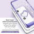 VENA vLove Glitter Clear Case for Apple iPhone 12 Pro Max (6.7"-inch), Heart Shape Dual Layer Slim Hybrid Clear Bumper