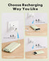 charmast 10000mAh Pack 6 3 3A Portable Charger with Built in Cables, Power Bank with Cords Wires, Slim Travel Battery