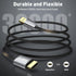 4K 6Ft, 1.2 1.4 4K@30Hz, 2K@60Hz, UANTIN DisplayPort to HDMI Cable Uni-Directional Only, DP (Source) to HDMI (Display)