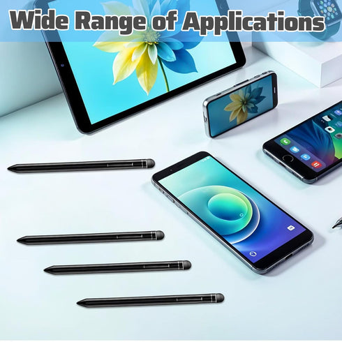JIYIN 30Pcs Ends(15 0.2'' 0.28'') Rubber Tips for Stylus Pens, Replacement Nibs for Touch Screen Pen Soft Rubber Tips