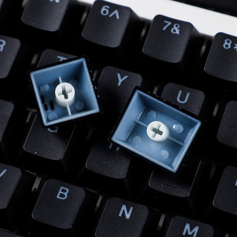 Black White Cherry Profile PBT Double Shot 104 108 ANSI ISO Top Print Shine Through Translucent Backlit Keycap for MX