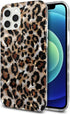 J.west Sparkly Animal Leopard Print Case for iPhone 13 Pro 6.1 inch - Vintage Cheetah Glitter TPU Slim Protective Cover