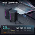 FIFINE Computer Speakers, Desktop PC Speakers with Volume Control, RGB Wired Gaming Speakers for Laptop & Tablet