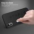 OTOFLY Premium Soft Silicone Bumper Case for iPhone X, Full-Body Protective, Black