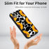 for Nokia C110 Phone Case, Soft TPU Ultra-Thin Nokia C110 N156DL 2023 Case for Women Girl, Flexible Anti Scratch Protective Shockproof Cover, Cow Print Sunflowers