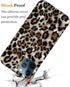 J.west Leopard Case for iPhone 11 Pro Max 6.5", Cute Sparkle Translucent Clear Stylish Cheetah Design