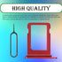 Single Red SIM Card Tray Holder for iPhone 12 Mini US Version, Replacement Adapter with SIM Ejector, A2176 A2398 A2399