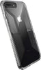 Speck Products Compatible Phone Case for iPhone 8 Plus/iPhone 7 Plus - Presidio Perfect-Clear with Grip